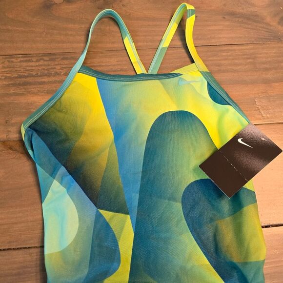 Nike Spectrum Crossback One Piece competitive swim suit NWT size 30 (s/m) - Picture 3 of 11